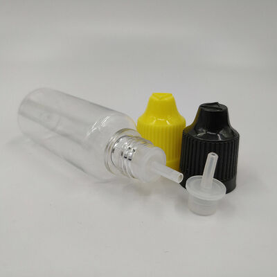 Bouteilles à col de type sécurité enfant pour liquides, col de 18 mm, conçues pour respecter les normes de sécurité et garantir une fermeture résistante aux enfants dans l'emballage de liquides.