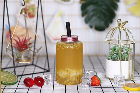 Bouteilles de thé au lait étanches, formes carrées et rondes, parfaites pour les distributeurs de boissons commerciaux et les détaillants