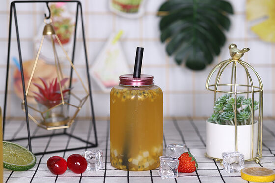 Bouteilles de thé au lait étanches, formes carrées et rondes, parfaites pour les distributeurs de boissons commerciaux et les détaillants