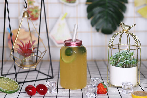 Bouteilles de thé au lait étanches, formes carrées et rondes, parfaites pour les distributeurs de boissons commerciaux et les détaillants