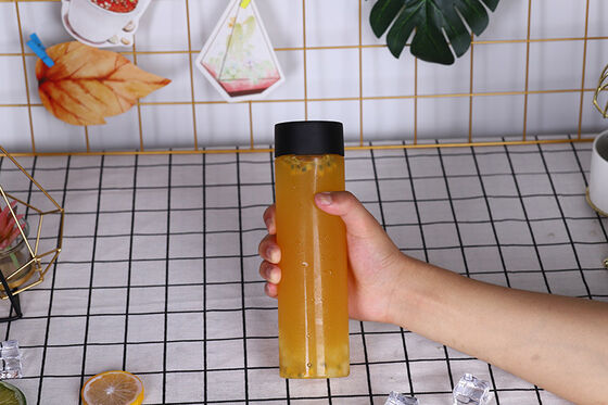 Bols à thé aux perles carrés et ronds transparents avec un design transparent pour une identification et une surveillance rapides du contenu