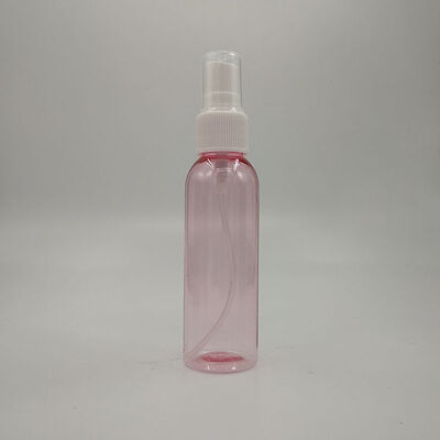 Round PET Spray Bottle Smooth Surface Durable Transparent Body Ideal for Liquid Storage Sprays and Cosmetic Applications