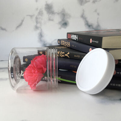 8 oz Bouteilles de stockage en plastique personnalisées Contenants transparents durables Conçus pour les échantillons pharmaceutiques