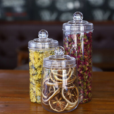 Bocaux en plastique transparent Contenants Solutions de stockage durables et réutilisables pour emballage industriel et organisation de produits