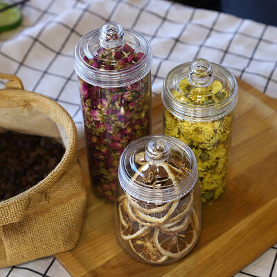 Bocaux en plastique transparent Contenants Solutions de stockage durables et réutilisables pour emballage industriel et organisation de produits