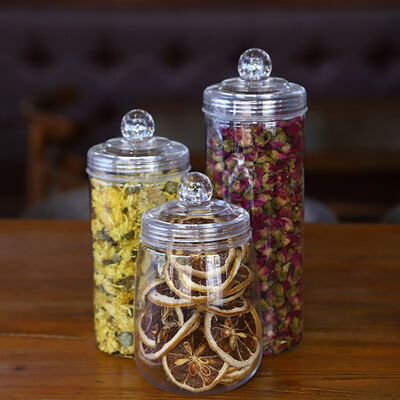 Bocaux en plastique transparent Contenants Solutions de stockage durables et réutilisables pour emballage industriel et organisation de produits