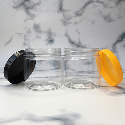 Bocaux en plastique de 65 mm de diamètre, solutions d'emballage réutilisables et étanches pour produits chimiques, cosmétiques et alimentaires