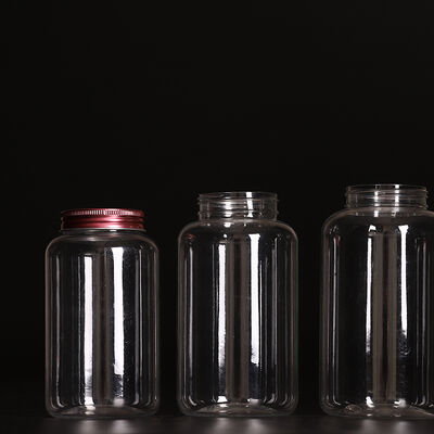 Bouteilles de thé au lait de 0,5 kg, étanches, design moderne, adaptées aux solutions d'emballage et de stockage de boissons