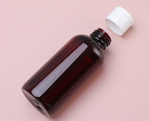 Bouteilles de lotion en plastique à col HDPE avec surface de manutention et capacité de bouteille de 250 ml