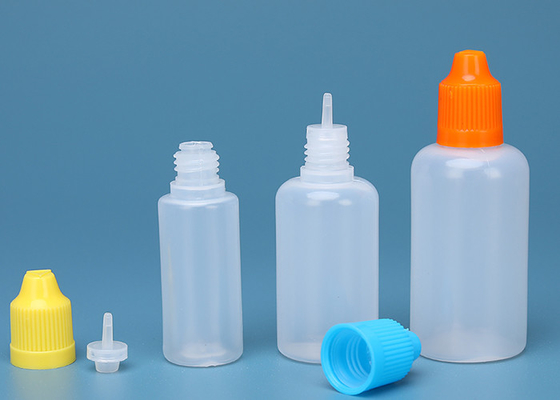 Bouteilles liquides sans danger pour les enfants de compte-gouttes d'oeil de la bouteille 30ml du chapeau E de bourreur