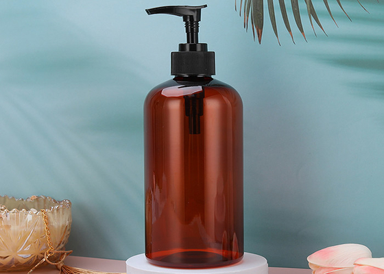 bouteilles en plastique claires de lotion de distributeur de lavage de corps de conditionneur du shampooing 500ml avec des pompes