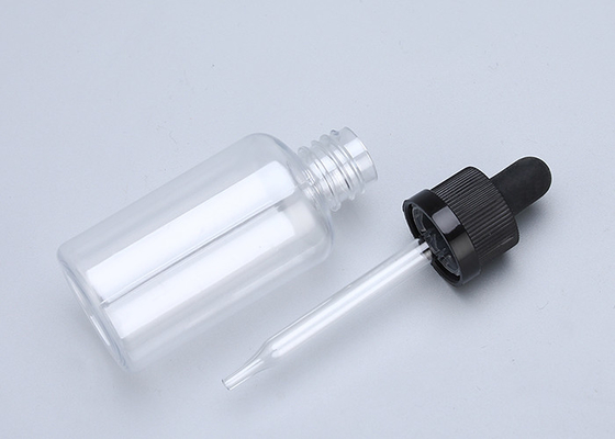 Bouteilles de gouttelette en plastique à surface lisse avec bouchon de gouttelette pour étiquetage personnalisé