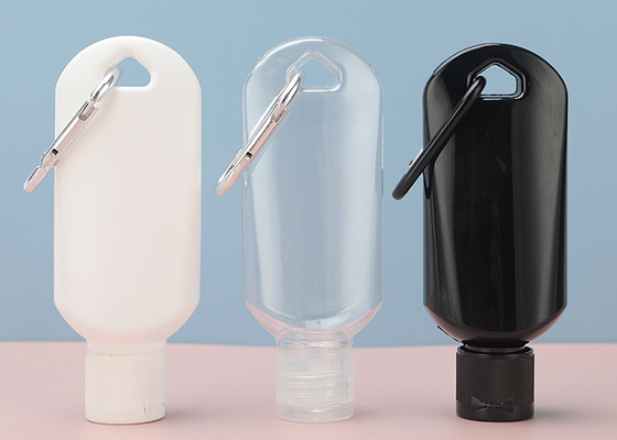 bouteilles vides d'aseptisant de main de la compression 80ml avec Flip Top Cap Leakproof