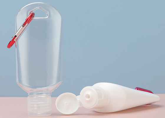 bouteilles vides d'aseptisant de main de la compression 80ml avec Flip Top Cap Leakproof