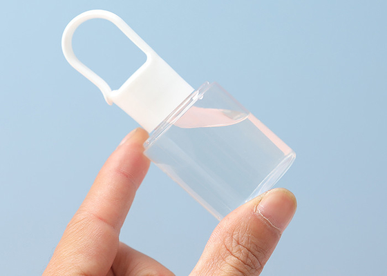 Bouteilles à chaînes principales libres de voyage de la bouteille 60ml 30ml de compression de BPA