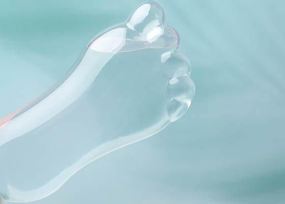 Bouteille rechargeable en plastique de chaîne principale de la forme 30ml 60ml de pied avec Flip Cap