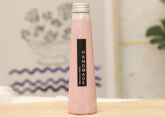 Boisson non alcoolisée conique Juice Bottle With Lid de plastique 7oz 200ml