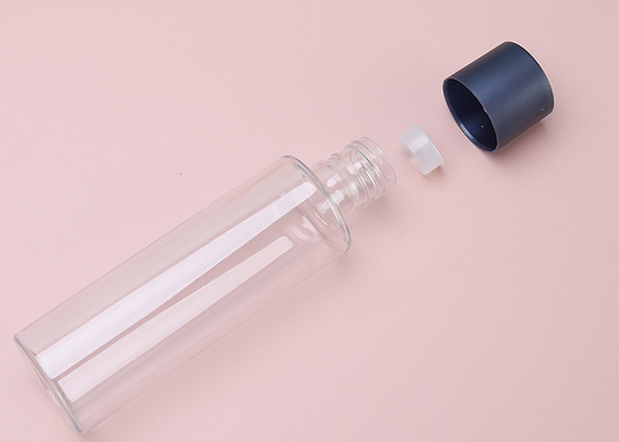 Bouteille en plastique transparente verte du couvercle 100ml de pp avec le couvercle à visser ISO9001