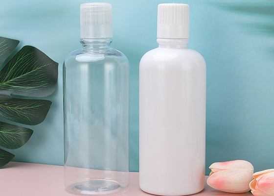 conteneur en plastique de bouteille de collutoire du voyage 520ml avec le couvercle à visser 100% recyclable