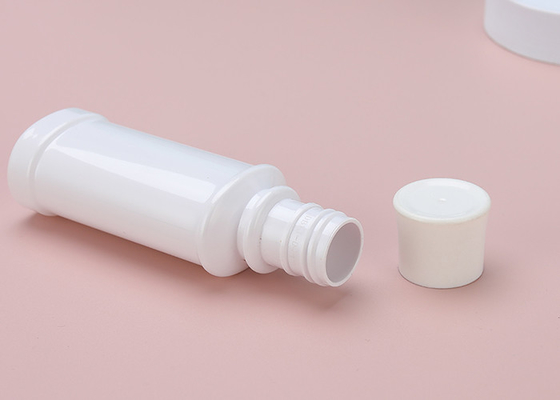Bouteille rechargeable en plastique cosmétique du collutoire 80ml avec le couvercle à visser