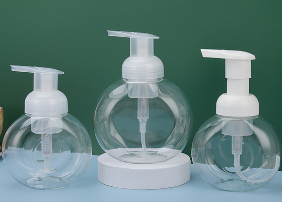 la pompe de mousse de savon de main de 200ml 350ml met en bouteille avec la serrure en bas de la pompe