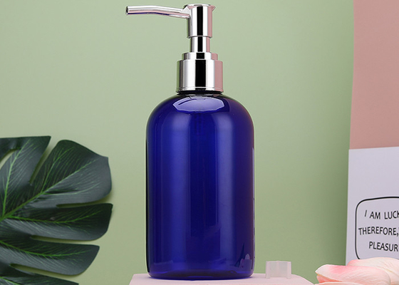 Bouteille rechargeable en plastique 300ml de pompe de shampooing de rond de GV