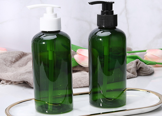 Bouteille en plastique verte 144*58mm de distributeur de pompe du chapeau 25mm de presse