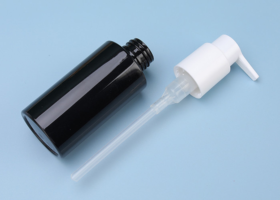 La lotion en plastique de PETG met la bouteille en bouteille BPA d'ANIMAL FAMILIER du noir 100ml SANS PLOMB