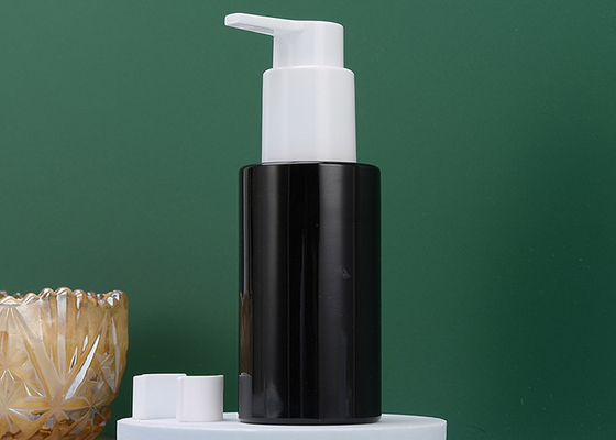 La lotion en plastique de PETG met la bouteille en bouteille BPA d'ANIMAL FAMILIER du noir 100ml SANS PLOMB