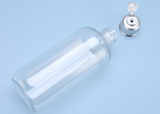OD transparent 22mm Flip Cap Plastic Lotion Bottles 280ml 300ml