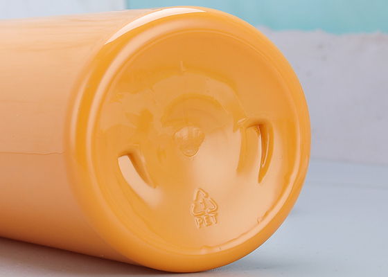 le distributeur en plastique de pompe de shampooing orange de 25mm met 900ml en bouteille