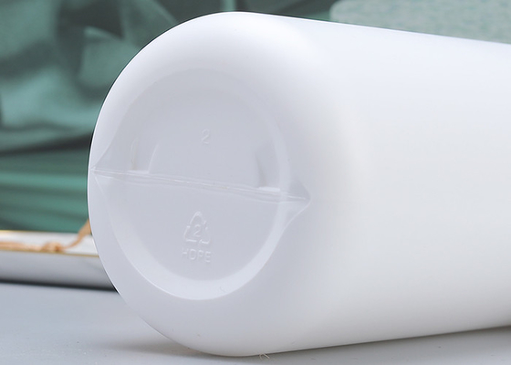 Catégorie comestible de HDPE de 100% de lotion de bouteille blanche matérielle pure de pompe