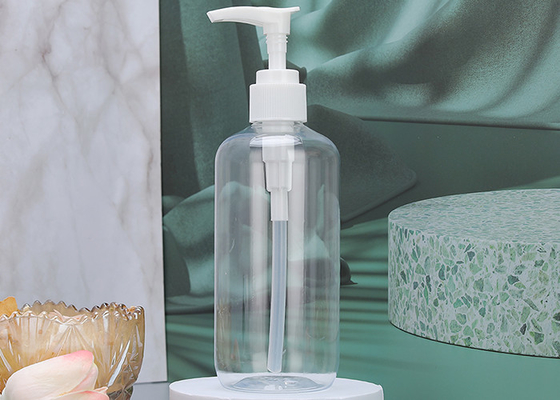 Bouteille transparente de pompe d'ANIMAL FAMILIER de 300ML 400ML