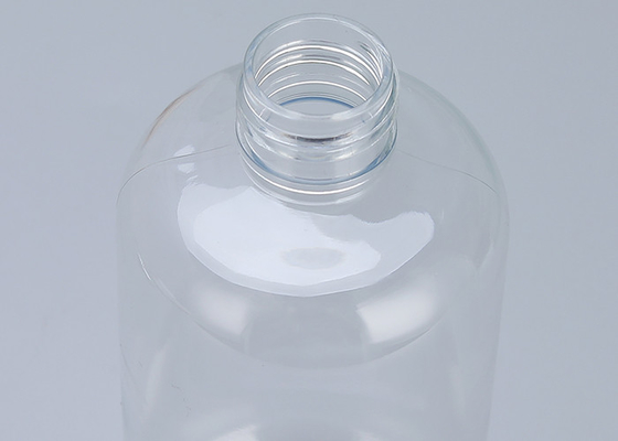 La bouteille vide de shampooing avec l'acier inoxydable pompe les bouteilles en plastique pour les huiles essentielles, les lotions et le savon liquide