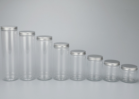 la bouche large de pot de 65mm d'ANIMAL FAMILIER transparent en plastique de conteneurs cogne l'ODM