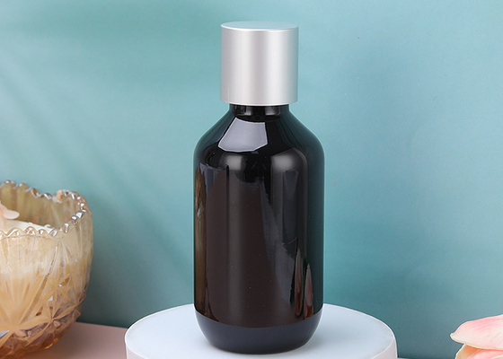 bouteilles vides de lotion de plastique du shampooing 120ml avec le couvercle à visser en aluminium