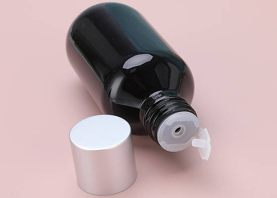 bouteilles vides de lotion de plastique du shampooing 120ml avec le couvercle à visser en aluminium
