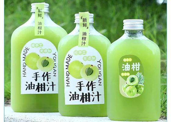 Le thé de lait de preuve de fuite met 350ml en bouteille 250ml Juice Bottles de plastique