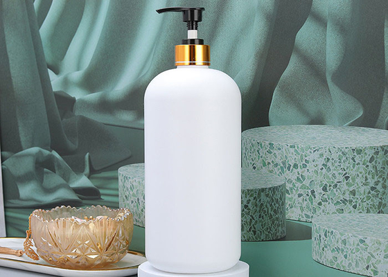 Catégorie comestible de HDPE de 100% de lotion de bouteille blanche matérielle pure de pompe