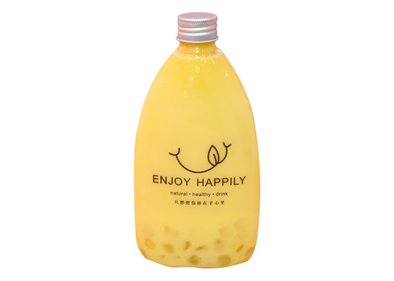 catégorie comestible de la bouteille 100% en plastique transparent de thé de lait de l'ANIMAL FAMILIER 300ml
