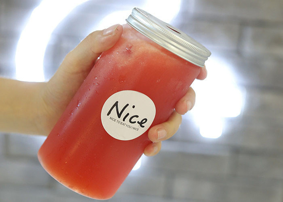 Juice Bottles For Milk Tea réutilisable de plastique 350ML 500ML
