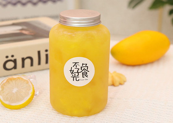 Juice Bottles For Milk Tea réutilisable de plastique 350ML 500ML