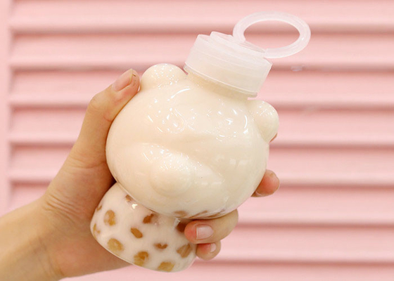 Tirez Ring Cover Milk Tea Bottles 400ml Juice Bottles comprimable