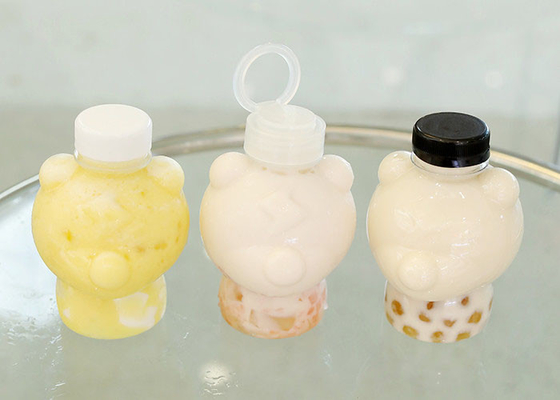 Tirez Ring Cover Milk Tea Bottles 400ml Juice Bottles comprimable