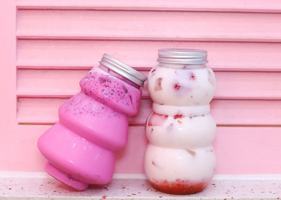 Les chapeaux libres de 100% BPA 12 onces Juice Milk Tea Bottles With fendent résistant