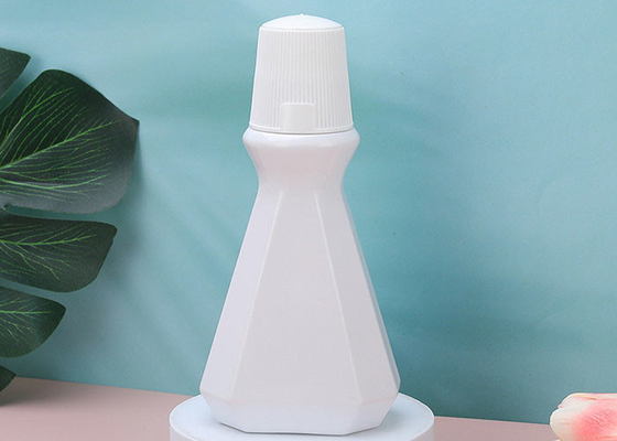 bouteille blanche antidérapante d'ANIMAL FAMILIER de bouteille en plastique du collutoire 180ml