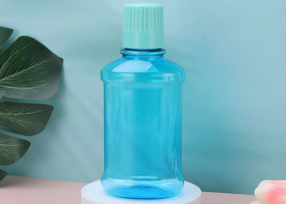 Bouteilles en plastique vides libres 250ml de collutoire de BPA avec des chapeaux