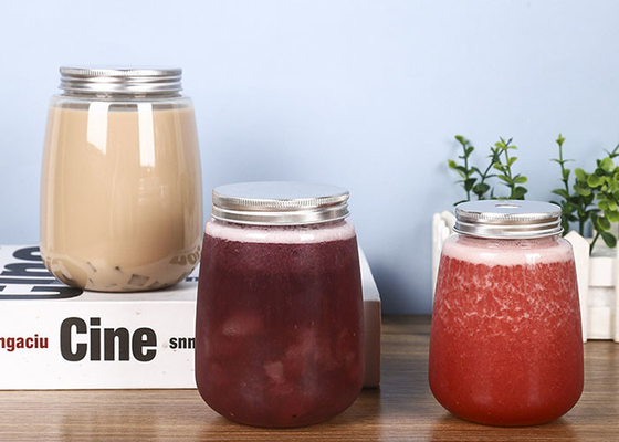 bouteilles de thé de lait de 350ml 500ml 650ml avec la couverture