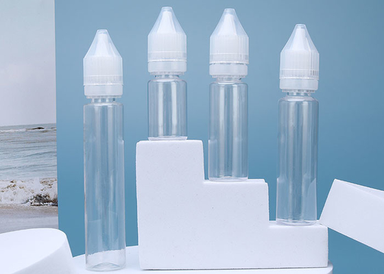 bouteilles liquides en plastique de 10ml 30ml Vape E avec le couvercle sans danger pour les enfants