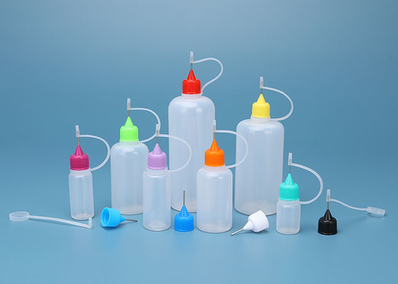 Bouteilles en plastique à bec en acier de compte-gouttes de PE, E-liquides, toutes les bouteilles 50ml 100ml 120ml de liquides